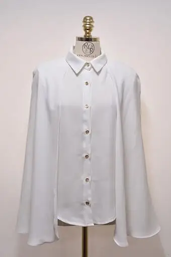 Orgreeter женская блузка Топ в Корейском стиле Стиль 2018 Лето отложной воротник