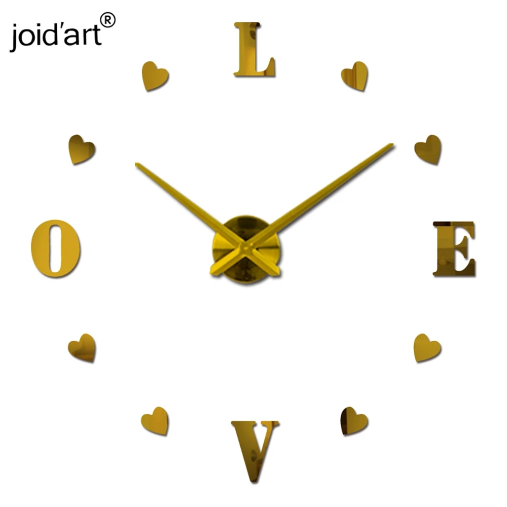 Новые Настенные часы reloj de pared кварцевые европейские для дома гостиной 3d