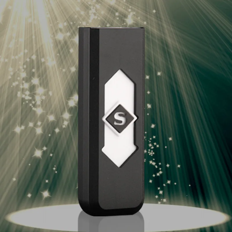 Творческий маленькая перезаряжаемая USB ветрозащитный негорящий Электрические