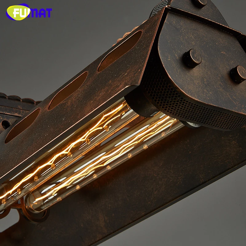 FUMAT Amercian Лофт винтажные подвесные светильники Edison промышленное освещение для