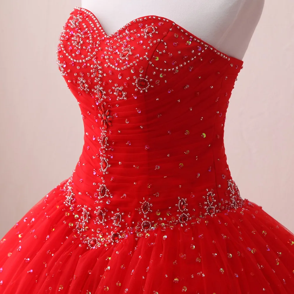 Mingli Tengda платья ручной работы для Quinceanera с бисером роскошное бальное платье