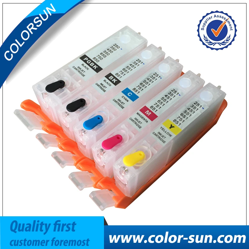 5PCS PGI-250 CLI251 ink cartridge for canon MG6320 MG7120 MG7520 IP8720 refillable with ARC chip | Компьютеры и офис