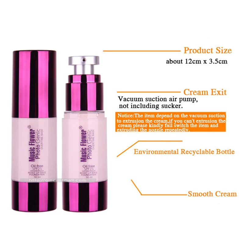 Жидкий тональный крем с полным покрытием увлажняющий отбеливающий макияж QRD88 |