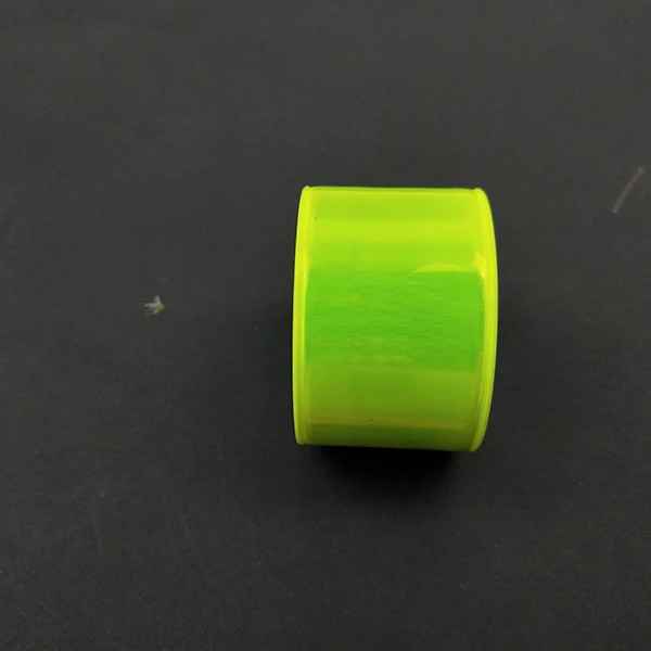 fluorescent yellow 41 см MEILITE 250 светящиеся свечи светоотражающий браслет slap band Браслеты повязки для бега езда безопасность видимость - Цвет: fluorescent yellow