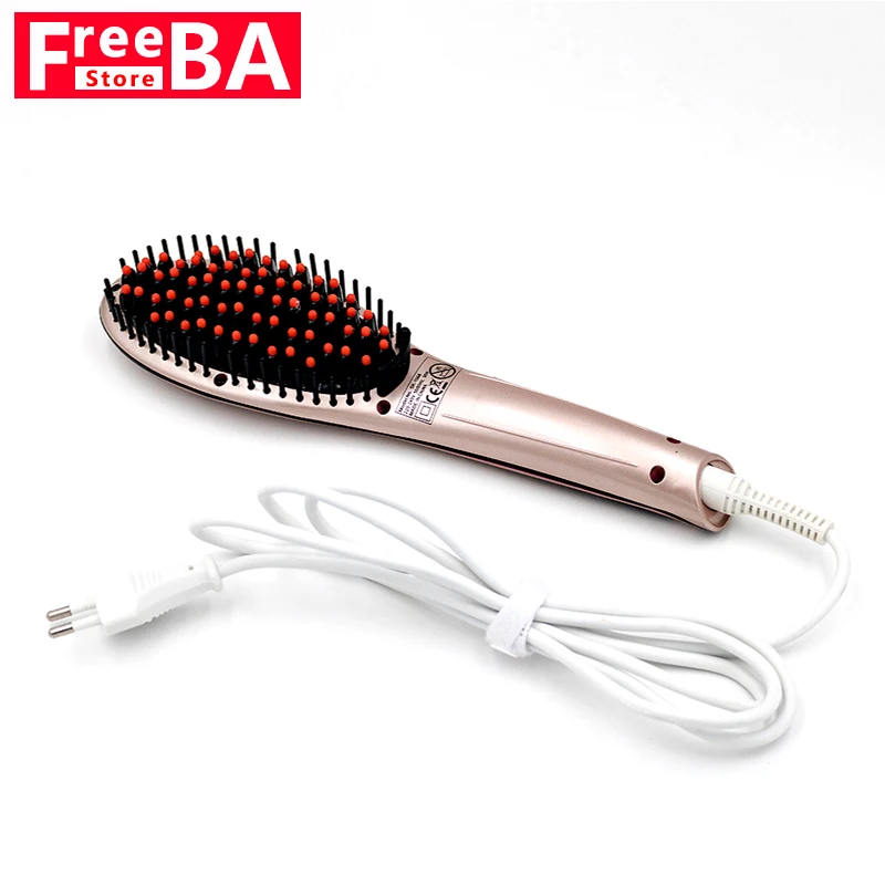 Электрическая щетка быстрый выпрямитель для волос расческа просто