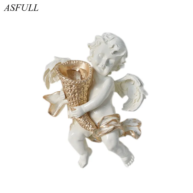 Европейский большой ангел креативная полимерная ваза технология интерьера