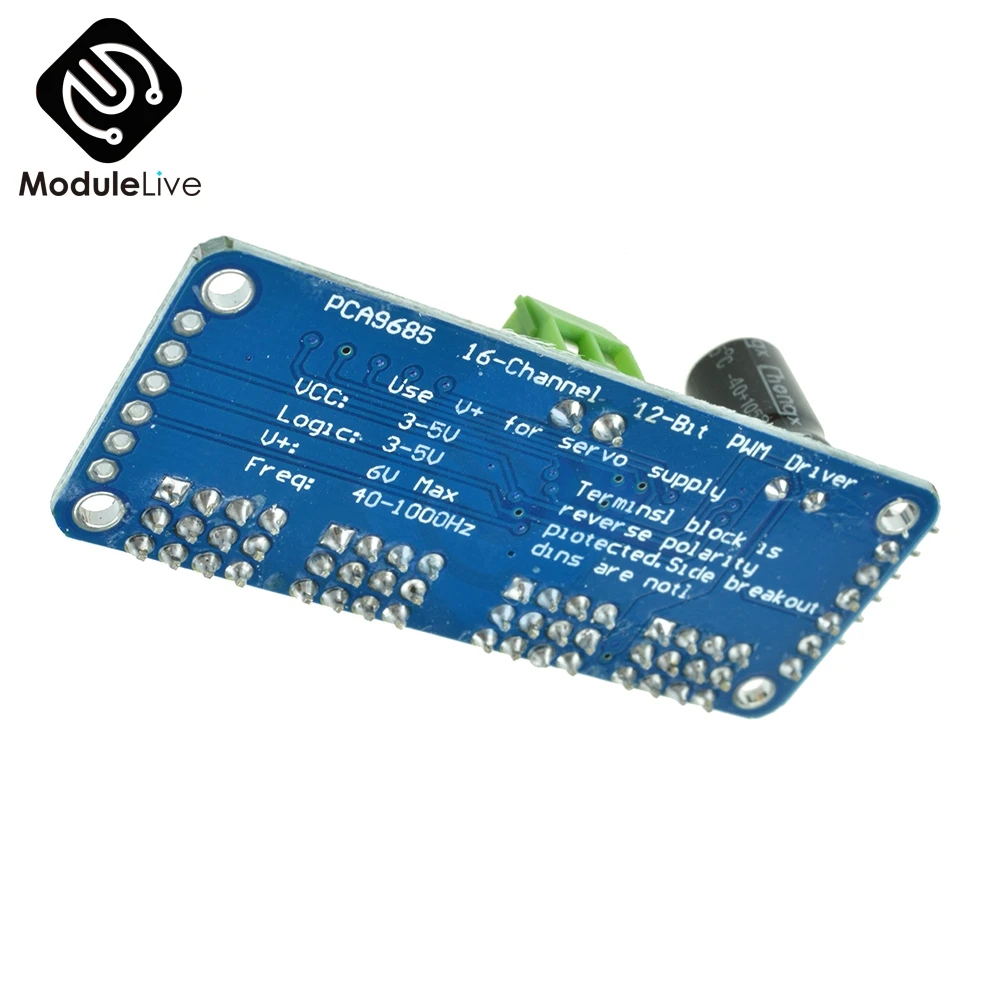 16 канальный видеорегистратор 12 битная ШИМ/Servo Driver I2C интерфейс PCA9685 модуль Raspberry pi