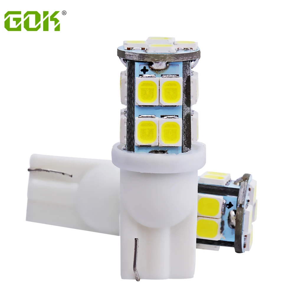 

10pcs Car T10 20smd 194 168 192 w5w led 2835 smd t10 20led Auto Led Car Lighting Car wedge parking dome light