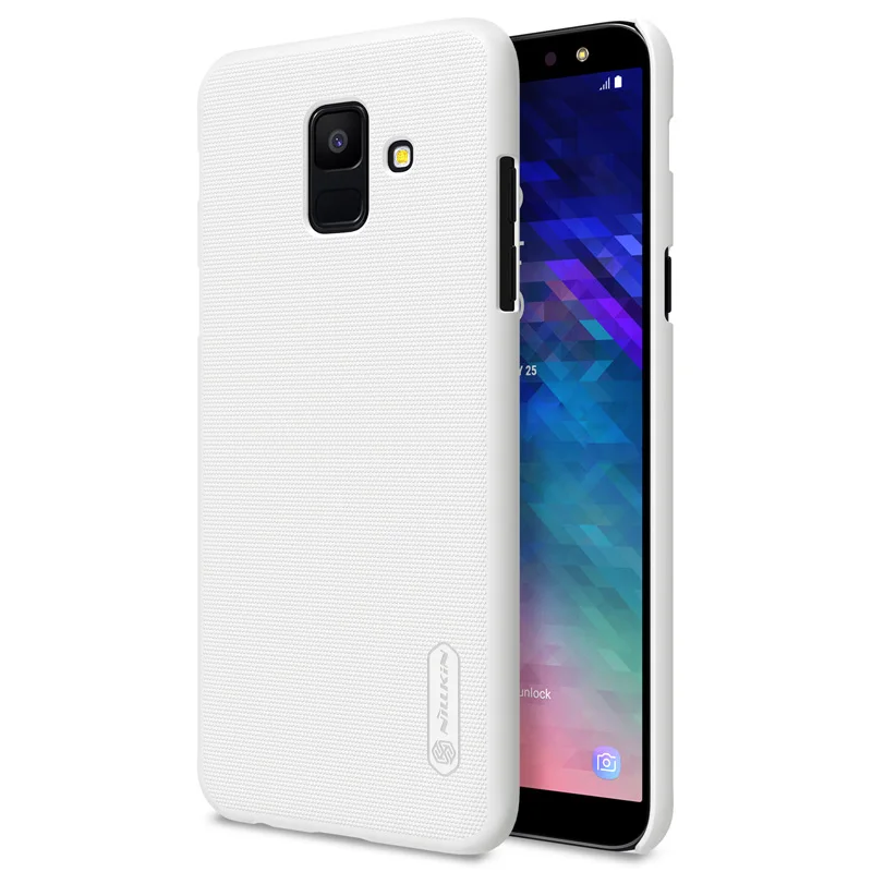 Чехол для samsung A6 Nillkin матовый защитный жесткий чехол из поликарбоната для samsung Galaxy A6 чехол для телефона+ Защитная пленка для экрана