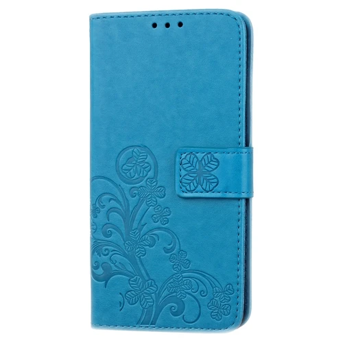 Чехол для Alcatel Pixi 4(") 4G 9001X Бумажник Цветок Кожаный чехол-подставка Coque/чехол для Alcatel Pixi 4(6") 4G 9001X - Цвет: Синий