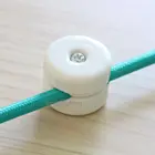 Новое поступление, античный фарфоровый изолятор для настенной проводки, Керамический Настенный фиксатор для винтажного текстильного шнура