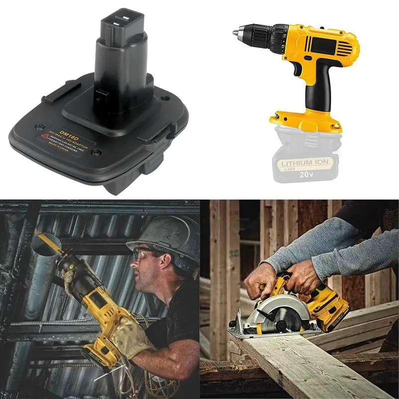 Адаптер аккумуляторной батареи DM18D для Dewalt конвертер 18 в/20 в с литий ионным