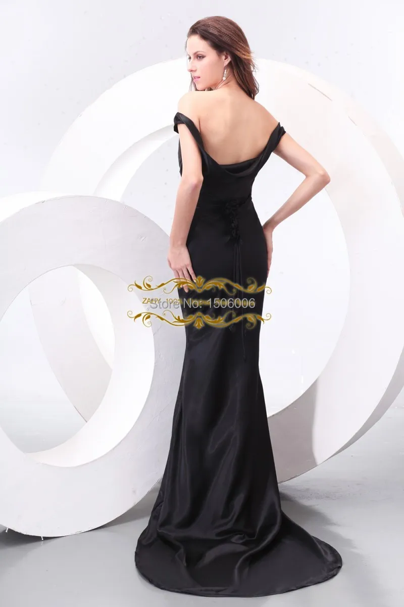 

Sexy Mermaid Floor Length Off the Shoulder Backless Vestidos De Festa Sleeveless Beading Evening Gowns LAN017