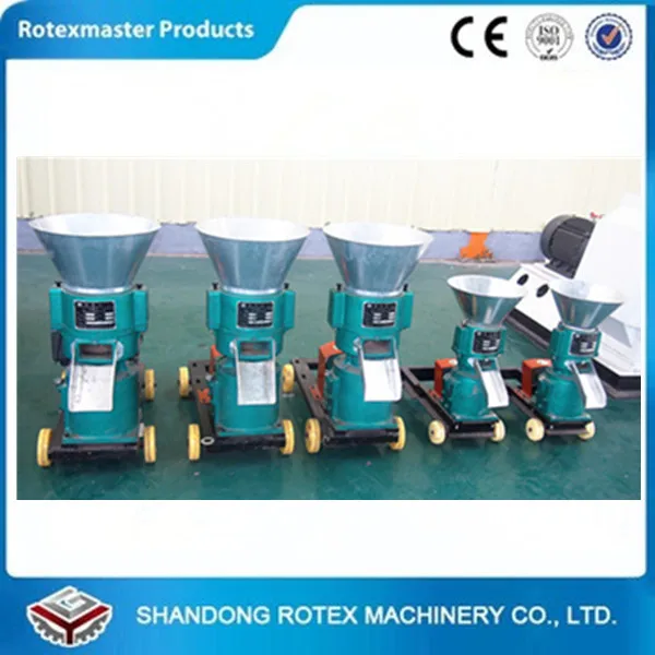 Небольшая машина для подачи гранул с плоской матрицей использования животными |