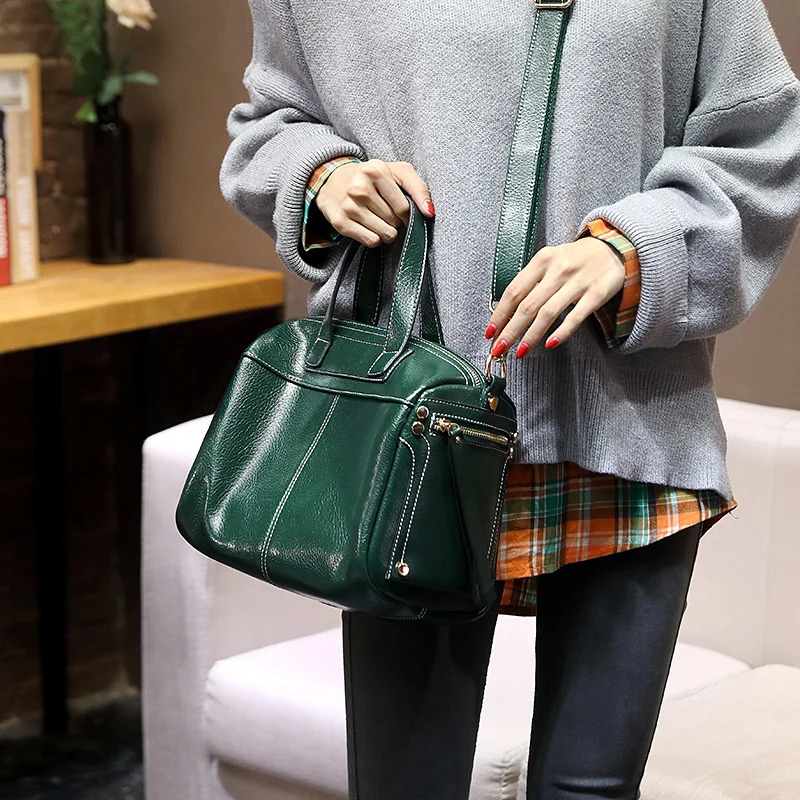 Genuine Leather Women Bag Crossbody Bags Bolsas Feminine Shoulder Messenger Brand Female Handbags new T48 |