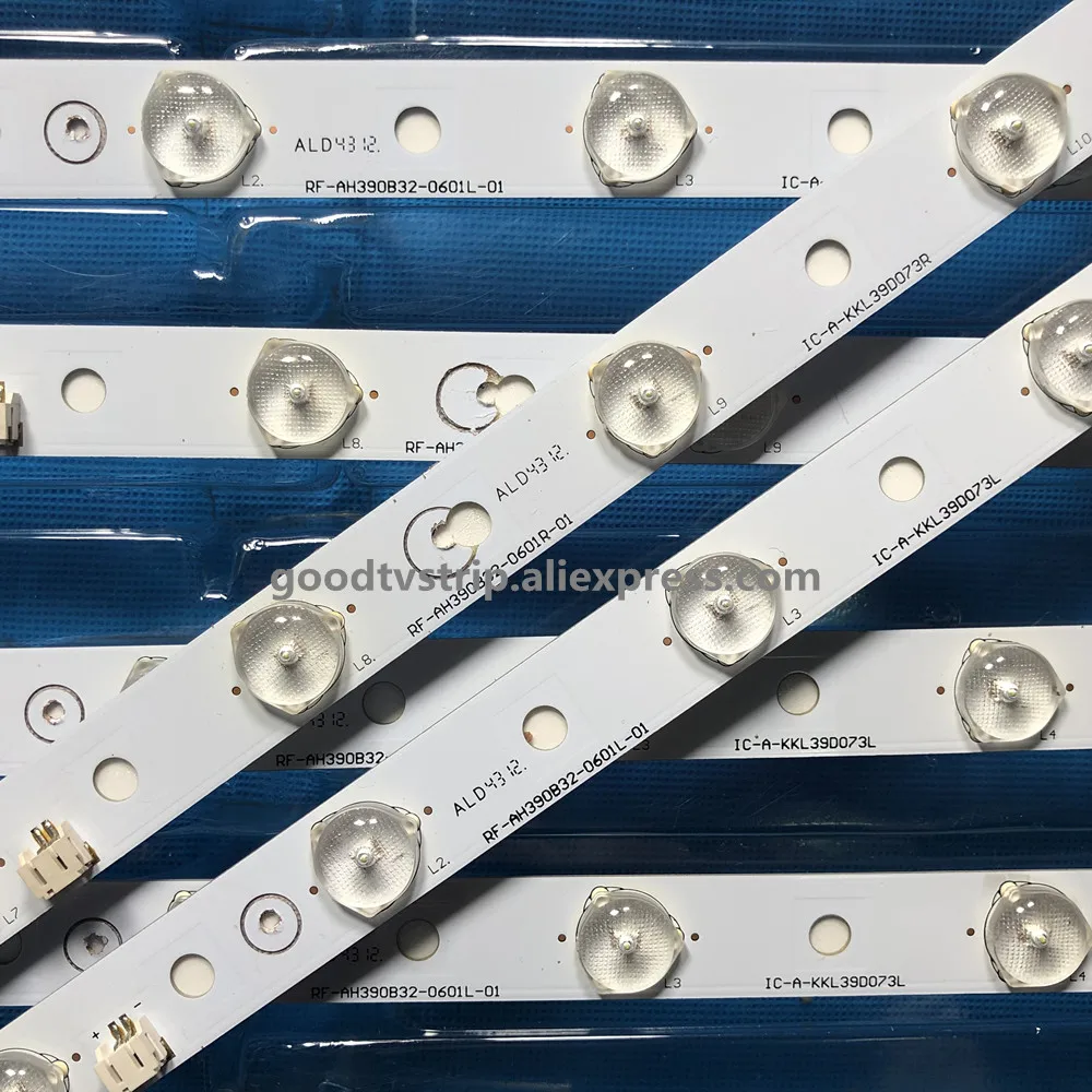 1set=8pieces AM01 4218-D led backlight IC-A-KKL39D073R/L RF-AH390B32-0601R/L |