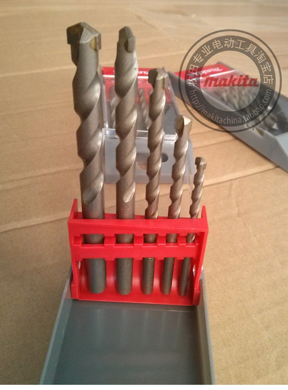 

Original Makita D-05175 Impact Drill Bit 5PCS Set Concrete Building Dedicated Drill Bit Electrical Tools Fittings