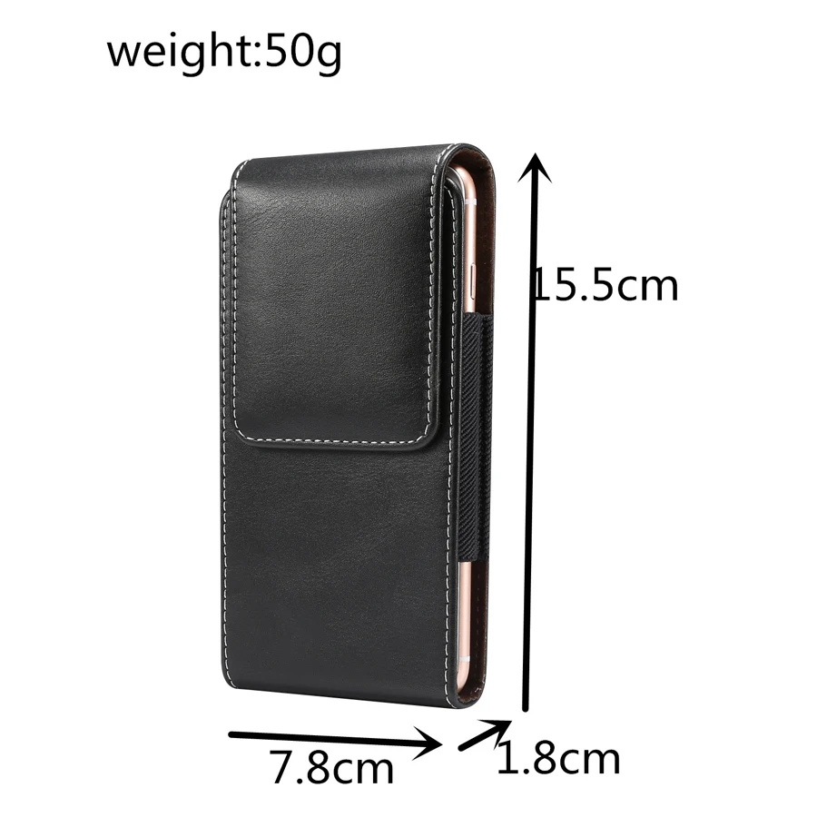 Универсальный модный кошелек, кожаный чехол 4,7-6,9 дюймов для iPhone samsung huawei Xiaomi, держатель для карт, зажим для ремня