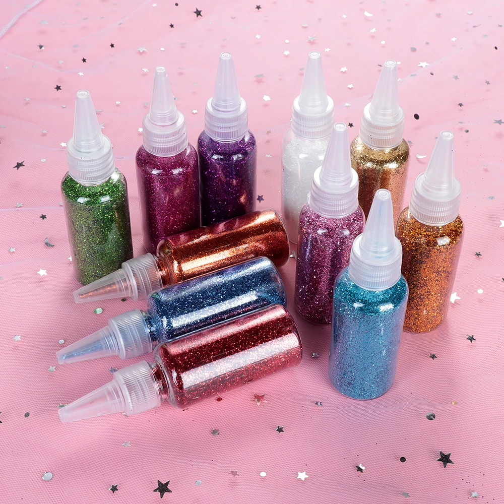 30 мл Песочная краска пудра с эффектом блеска для самостоятельного изготовления