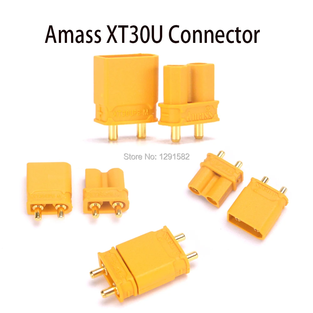 Amass XT30U Штекерный гнездовой разъем улучшенный XT30 для радиоуправляемого