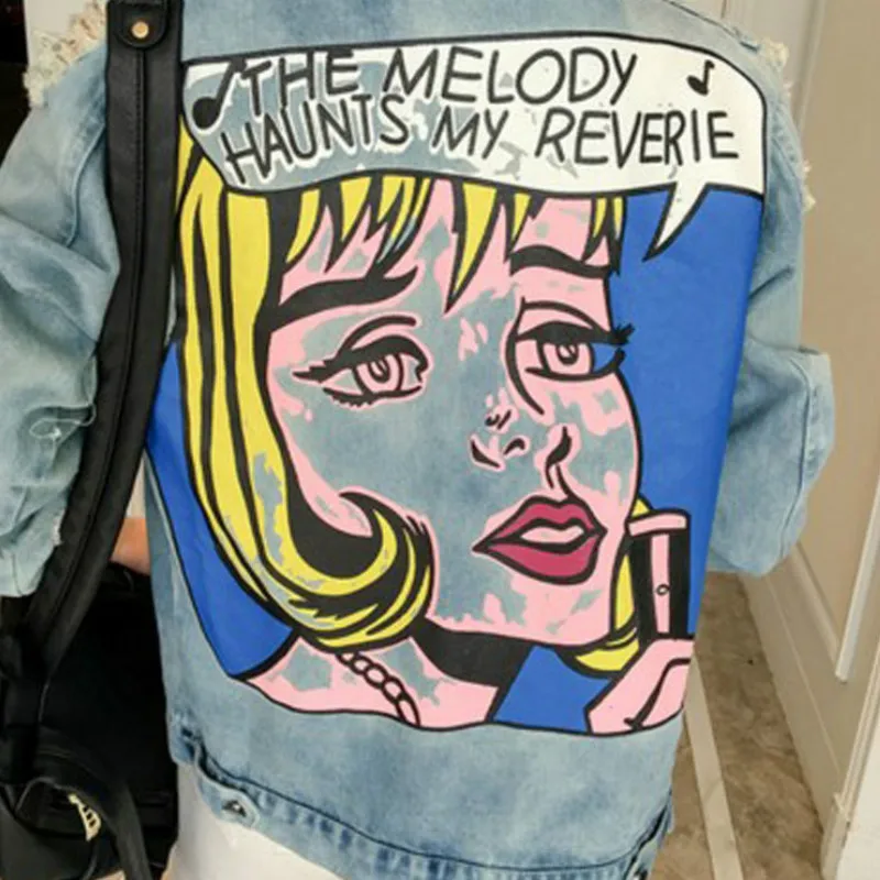 Женские джинсовые куртки Короткие топы 2017 весенне осеннее джинсовое пальто с