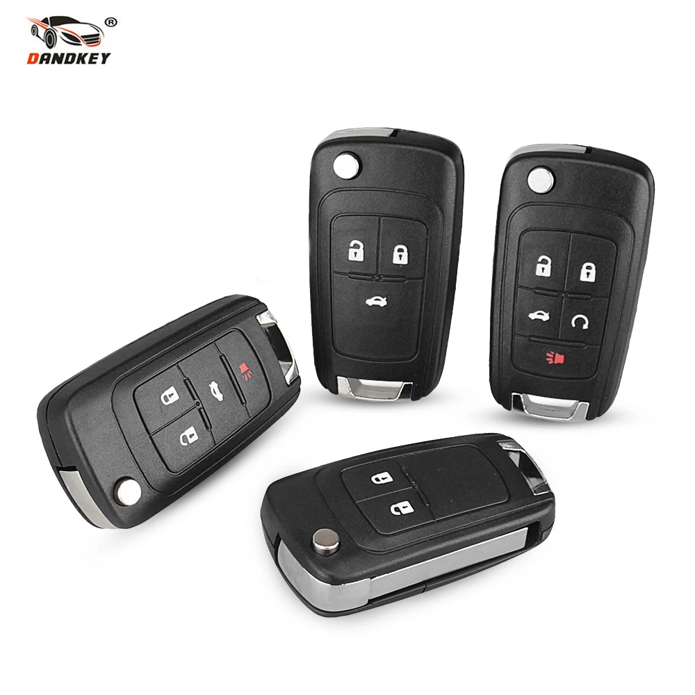 Чехол брелок Dandkey для Opel Vauxhall Astra H Insignia J Vectra C Corsa D Zafira G с 5 кнопками и дистанционным