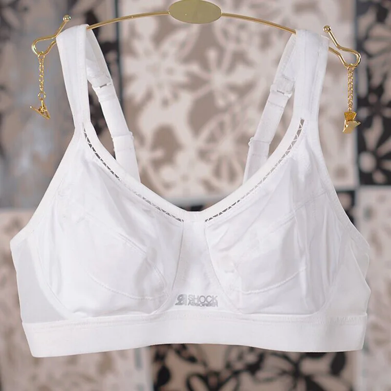 Женский профессиональный бюстгальтер без косточек с широкими бретелями и полной