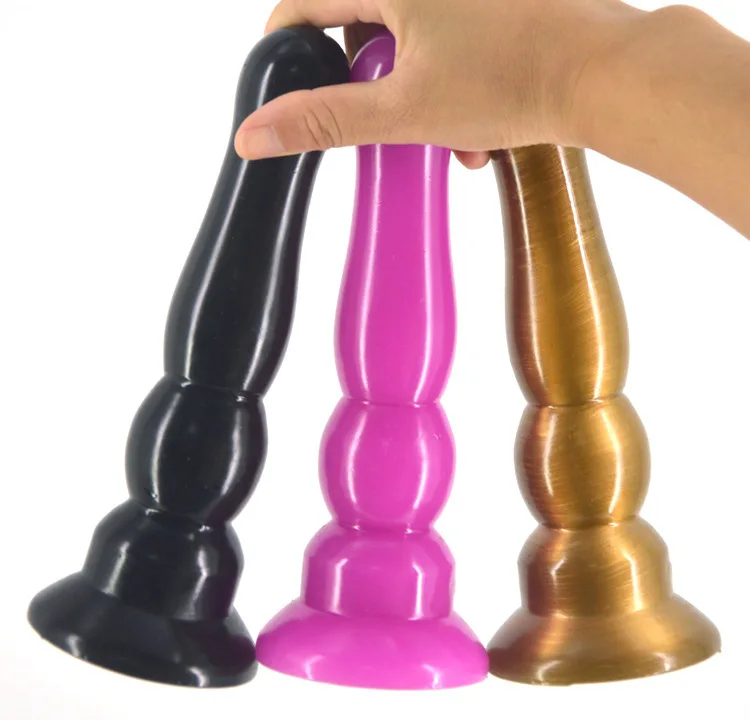 Big Anal Butt Plug Large Dildo For Women Couple Gay Toys Beads Sex Shop Adults Black Flesh Color plug Sexs |
