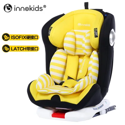 7 8 IK 08 (коричневый) сиденье безопасности для детей Innokids вращающийся на 360 градусов
