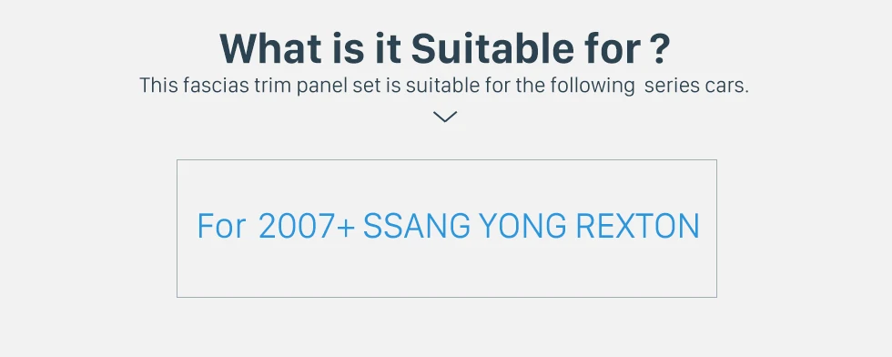 Seicane отличное качество 2 Дин радио фасции Для 2007+ SSANG YONG REXTON авто стерео интерфейс панель аудио фитинг адаптер