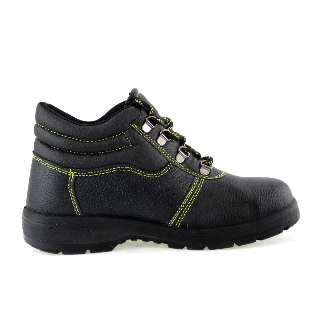 AC11005 High Upper Men's Safety Shoes Working Labor Rubber Outsole Genuine Leather Industrial Protection 2019 Acecare-F |
