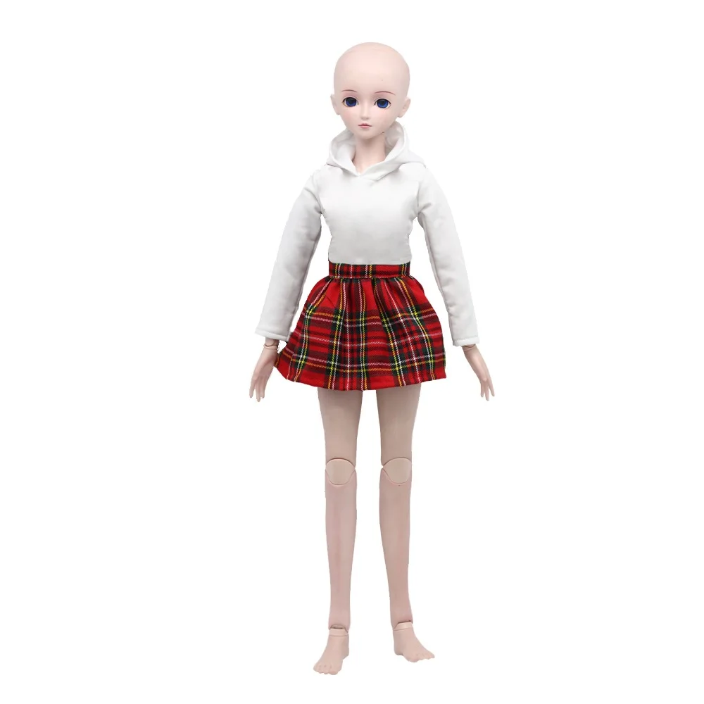 picture 9 BJD Одежда для куклы платье для девочки подходит 60 см 1/3 BJD кукла модная плиссированная юбка \ рубашка \ вязаный кардиган игрушки подарок - Цвет: picture 9