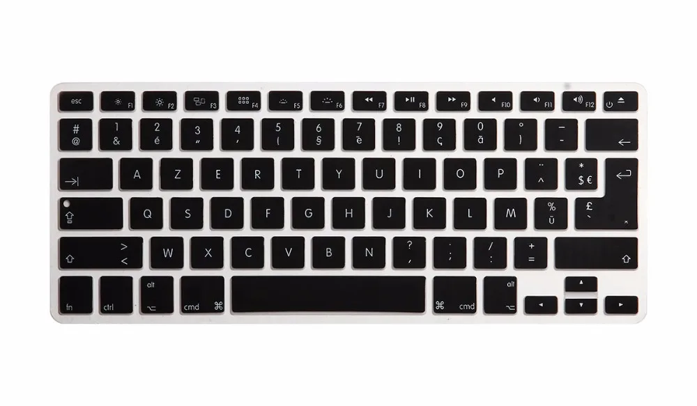 Чехол для клавиатуры французский AZERTY силиконовый 5 шт. Apple MacBook Pro Air Retina 13 15 17 UK EU US |
