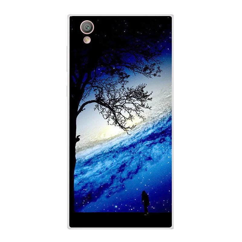 Силиконовый чехол для sony Xperia L1, мягкий чехол с художественным принтом на заднюю панель для sony Xperia L1 Dual G3312 G3311, Прозрачный бампер, чехол для телефона