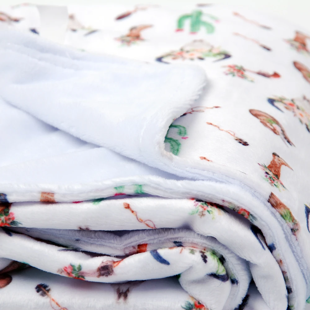 70cm*90cm Cactus Flannelette Baby Blanket Wholesale Blanks Bullskull Cover Soft Toddler Gift for DOM106654 |
