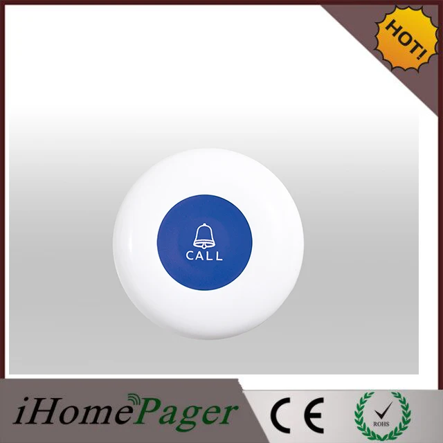 Хороший дизайн Настольный звонок с одной кнопкой вызова для кофейного чайного