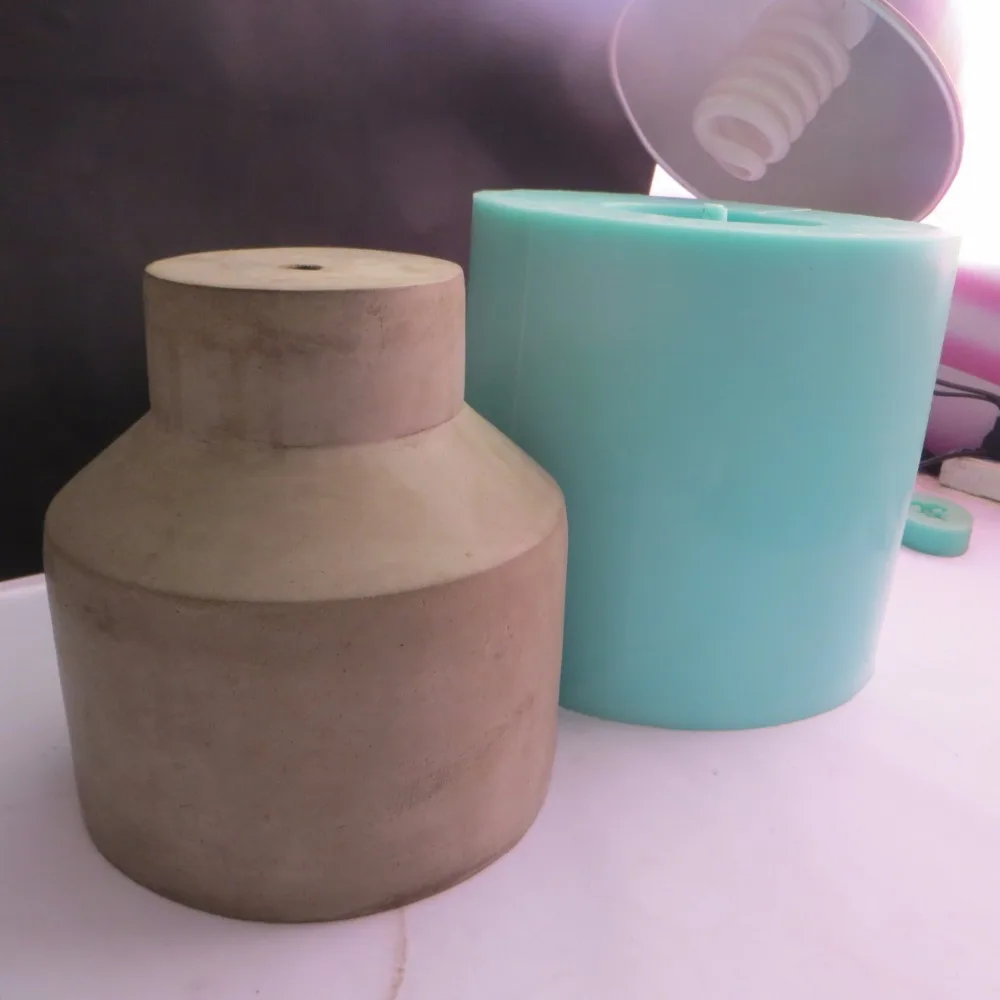 SN0016 силиконовая цементная лампа формы для бетонной абажур DIY люстра бар лофта