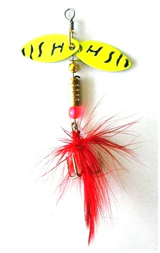 Бесплатная доставка 10 шт. Спиннер блесны двойная ложка рыболовные приманки