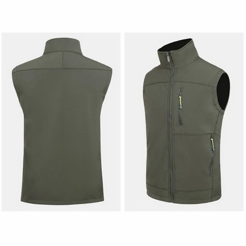 Мужской и Женский походный жилет куртки без рукавов для путешествий флисовые