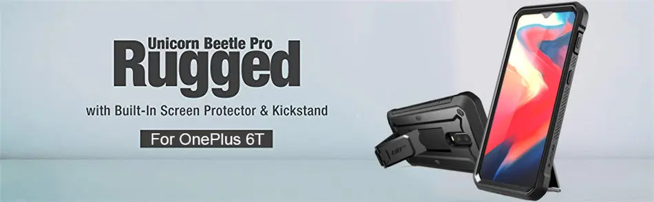 Для One Plus 6T чехол SUP чехол UB Pro Heavy Duty полноразмерный прочная кобура Peotective Чехол со встроенной Экран протектор и подставки