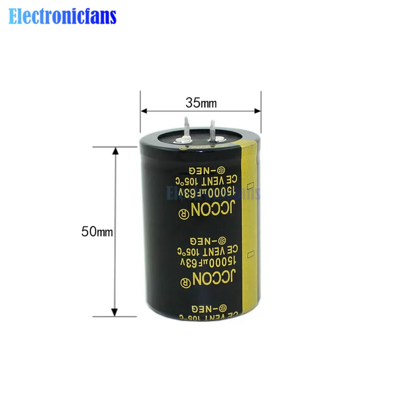 Diymore 63V 15000 мкФ 35X50mm алюминиевый электролитический конденсатор высокая частота