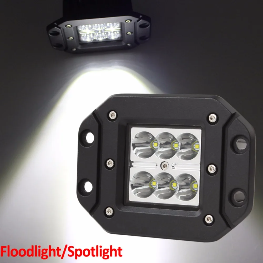 CREK Hot 2x18W 12V/24V 2000LM Водонепроницаемый светодиодный светильник для