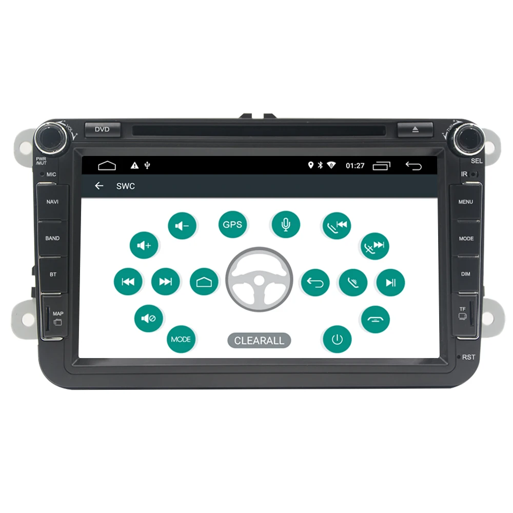 8 &quot2G RAM Android 1 автомобильный DVD для Skoda Fabia Rapid Roomster Yeti Octavia Superb gps радио головное