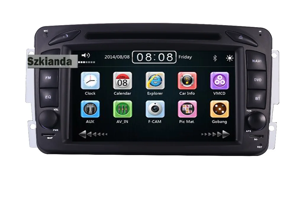 2din 7 дюймов Автомобильный dvd-плеер для Mercedes Benz CLK W209 W203 W208 W463 3g gps Bluetooth Радио стерео Автомобильная Мультимедийная система Navi