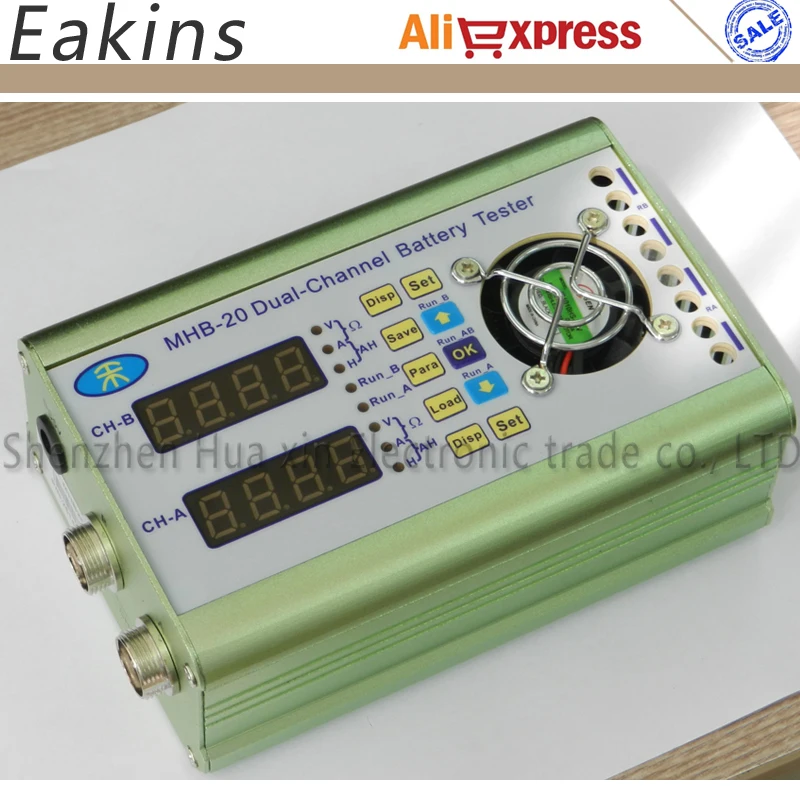 Многофункциональный цифровой двухканальный тестер батареи внутреннего