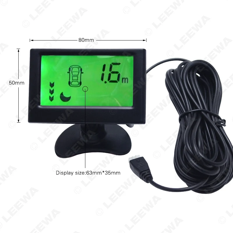 Автомобильная трехступенчатая цветная сигнализация LEEWA ЖК-монитор резервное