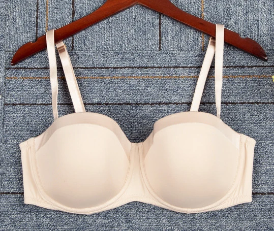 Женский бюстгальтер на бретельках слегка гладкий поддерживающий подстежку 32 34 36