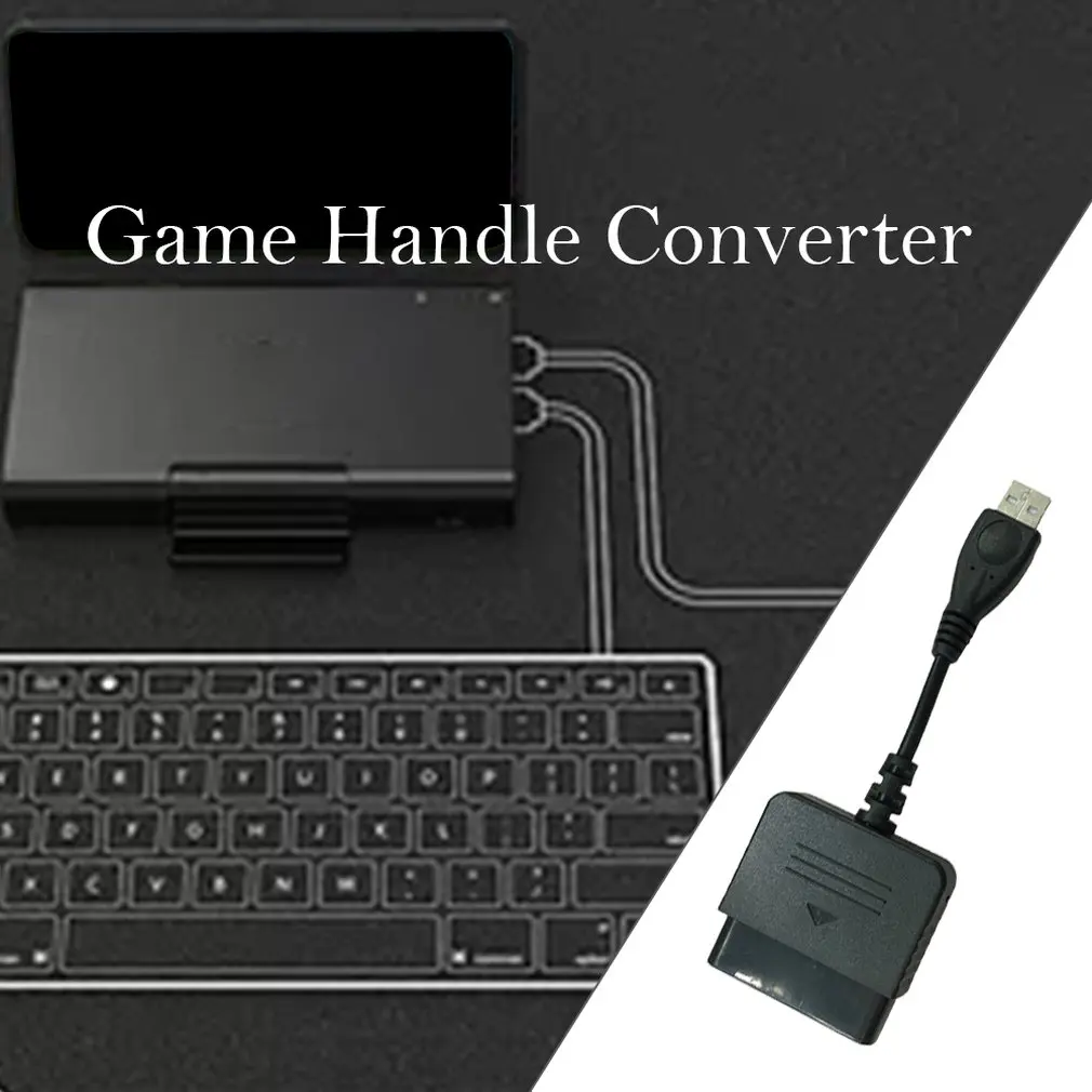 Высокое качество 1 шт. USB адаптер конвертер кабель для игрового контроллера для PS2 для PS3 pc Аксессуары для видеоигр
