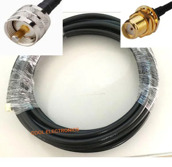 1 м SMA женский/Мужской к UHF мужской женский RF коаксиальный Удлинительный