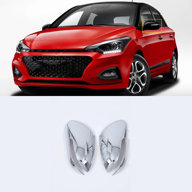

4 шт., накладки на дверное зеркало для HYUNDAI I20